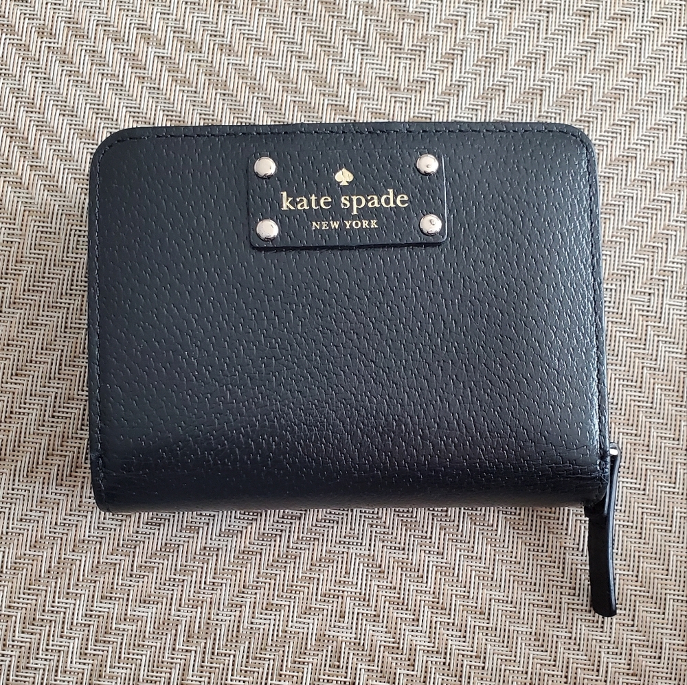 Small kate spade black wallet